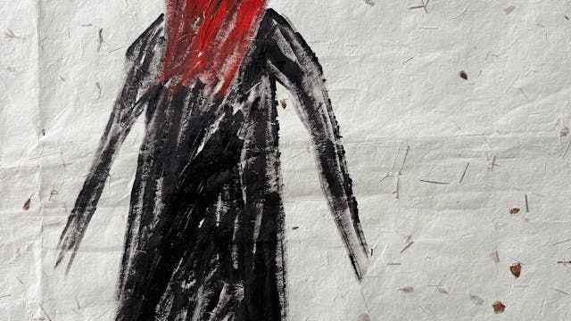 Girl from the back, acrylic on handmade Indian paper, 80 x 60 cm.jpg