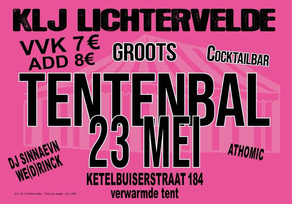 Groots Tentenbal 2026