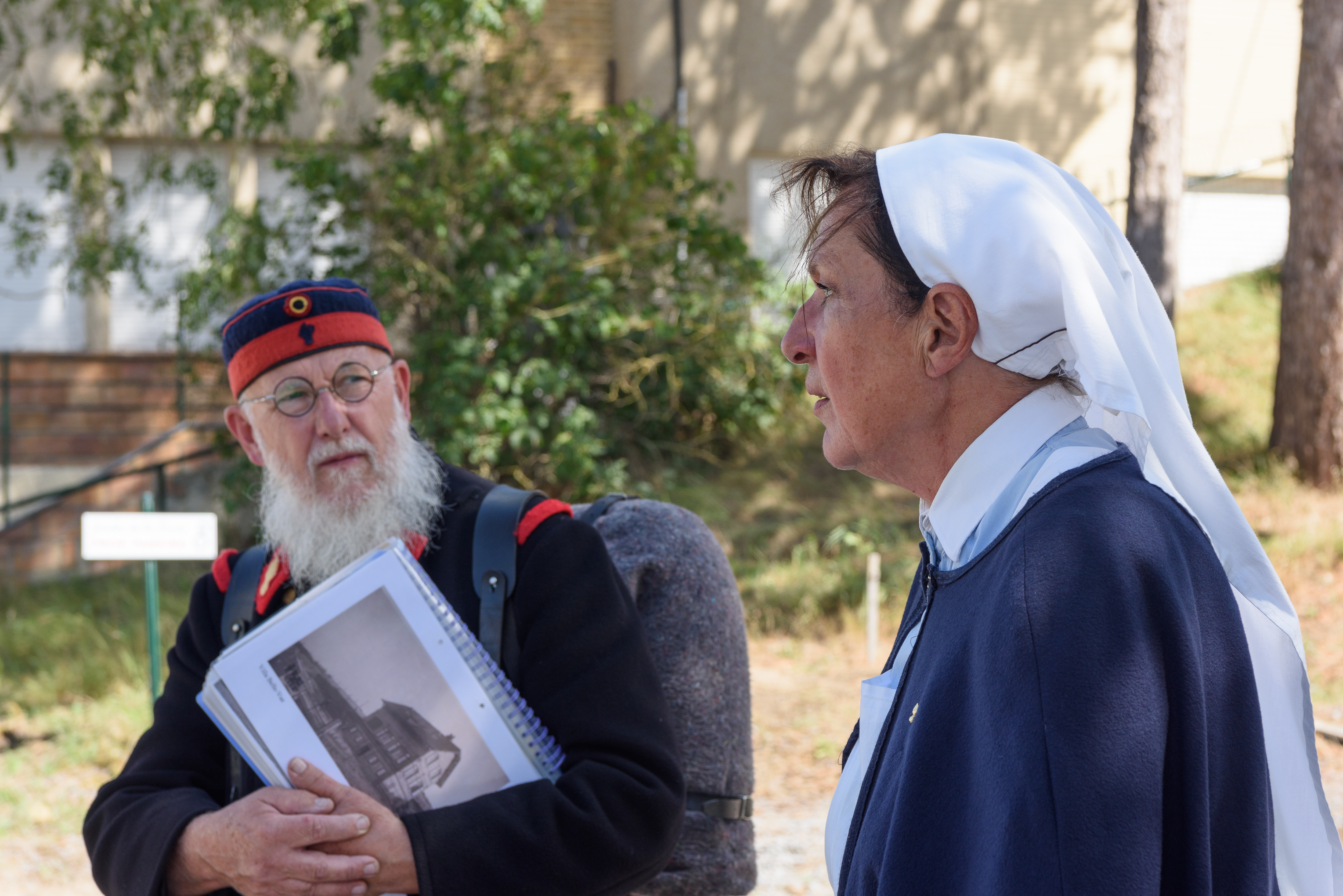 Soldaat Felix en verpleegster Palmiere