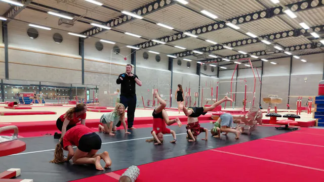 Oefenen tijdens opendeur met Patrick