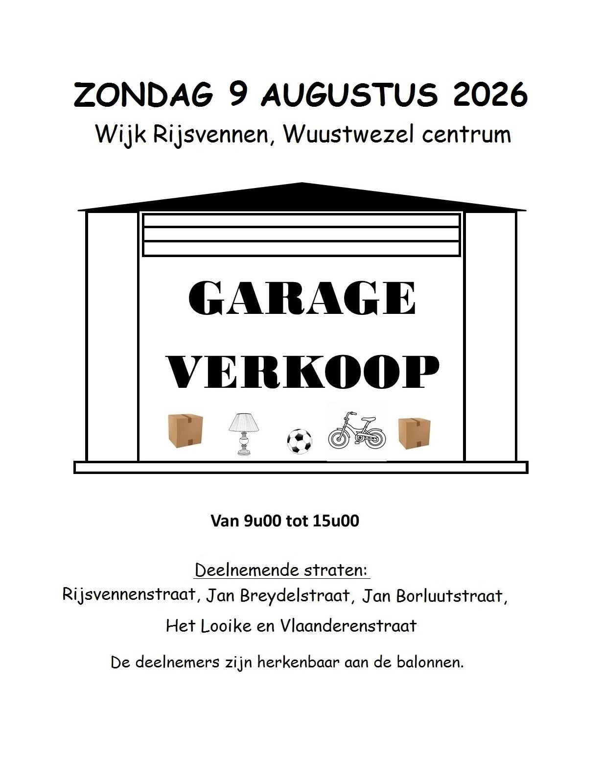 Garageverkoop 2026
