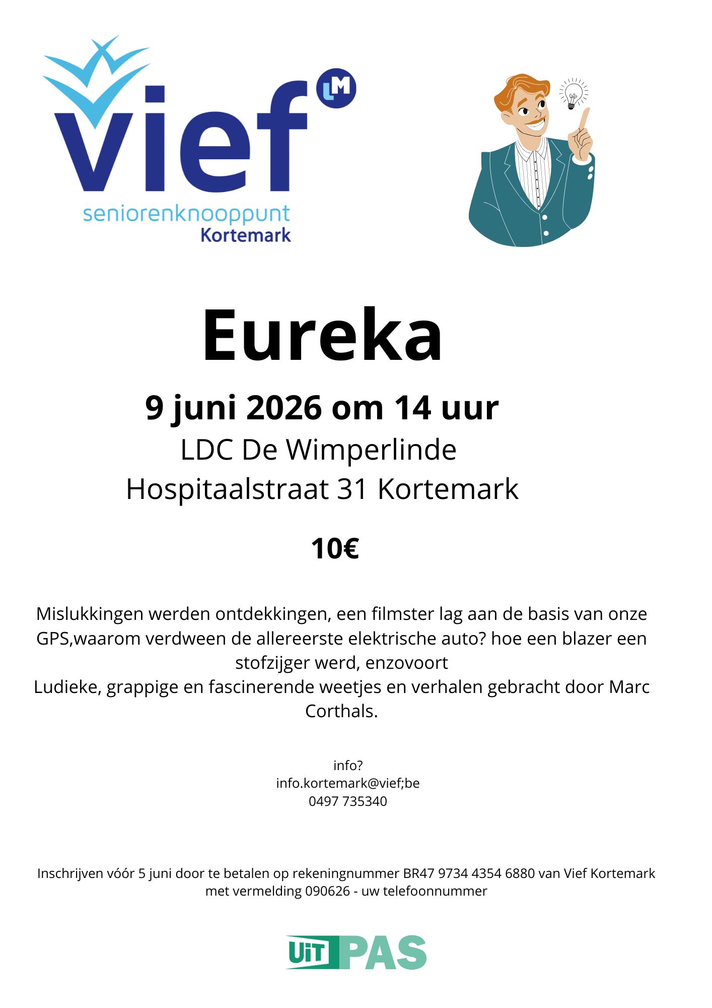 Ludieke, grappige weetjes en verhalen gebracht door Marc Corthals