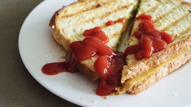 Bord met croque