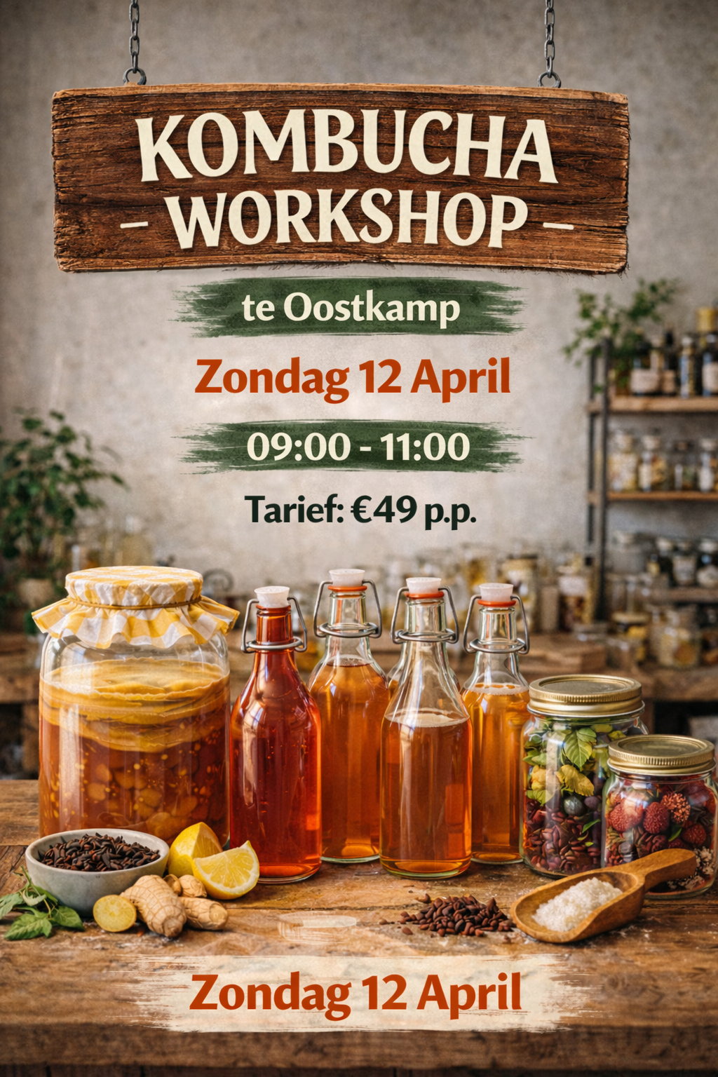 Kombucha Brouwen te Oostkamp