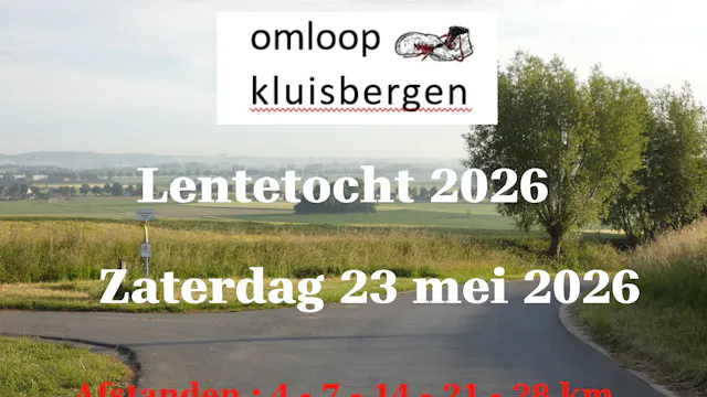 Flyer van de wandeltocht