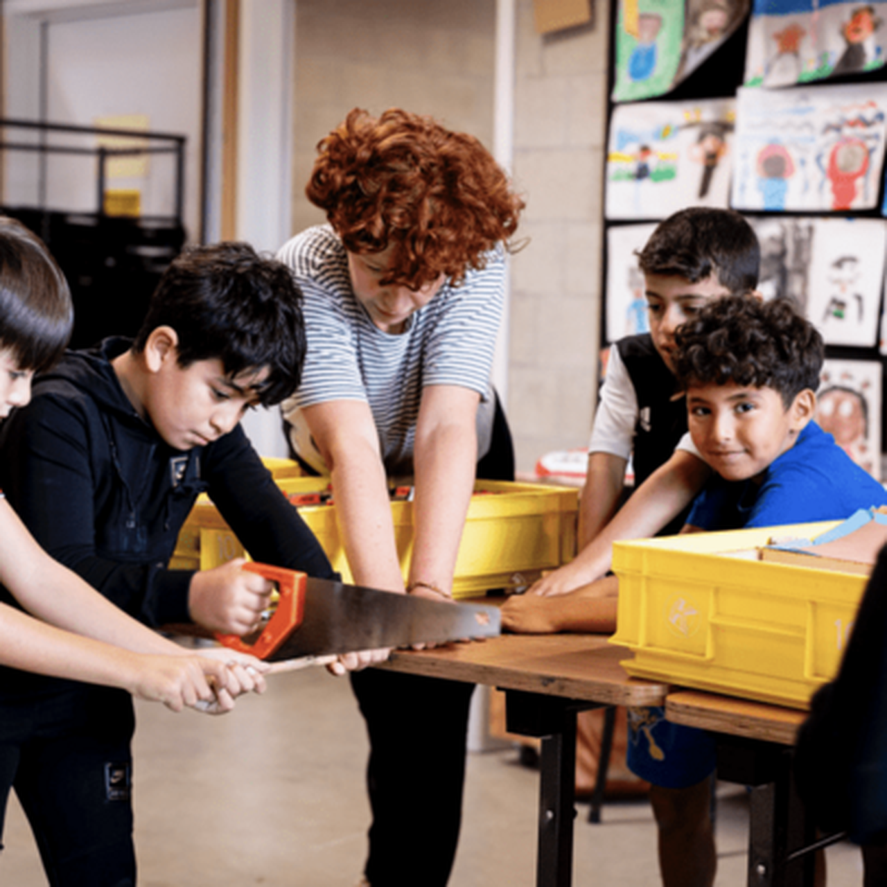 Kunstatelier 1.0 Sint-Gillis, in basisschool Balder