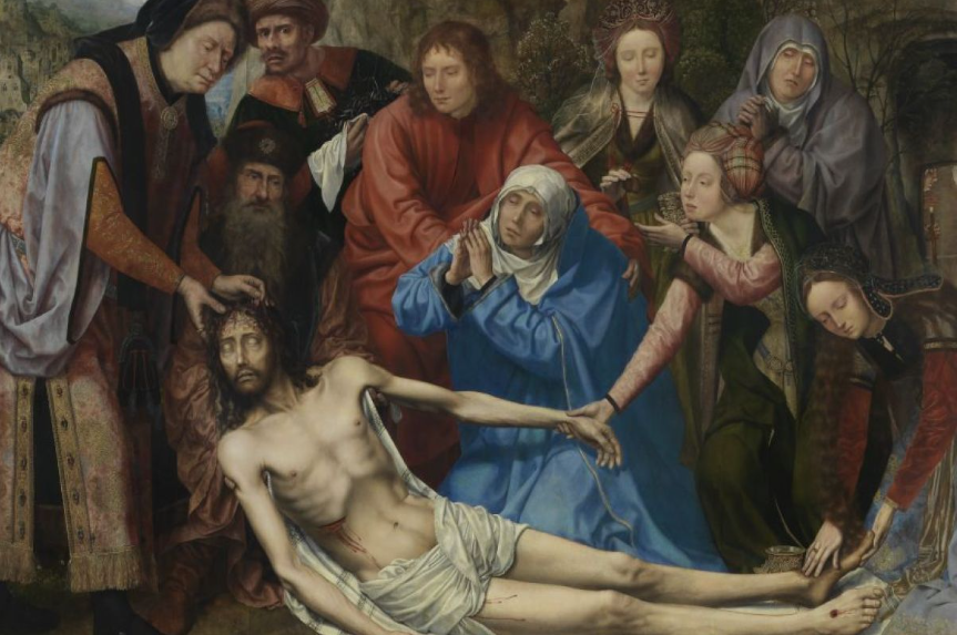 Het volk lijdt rond Jezus