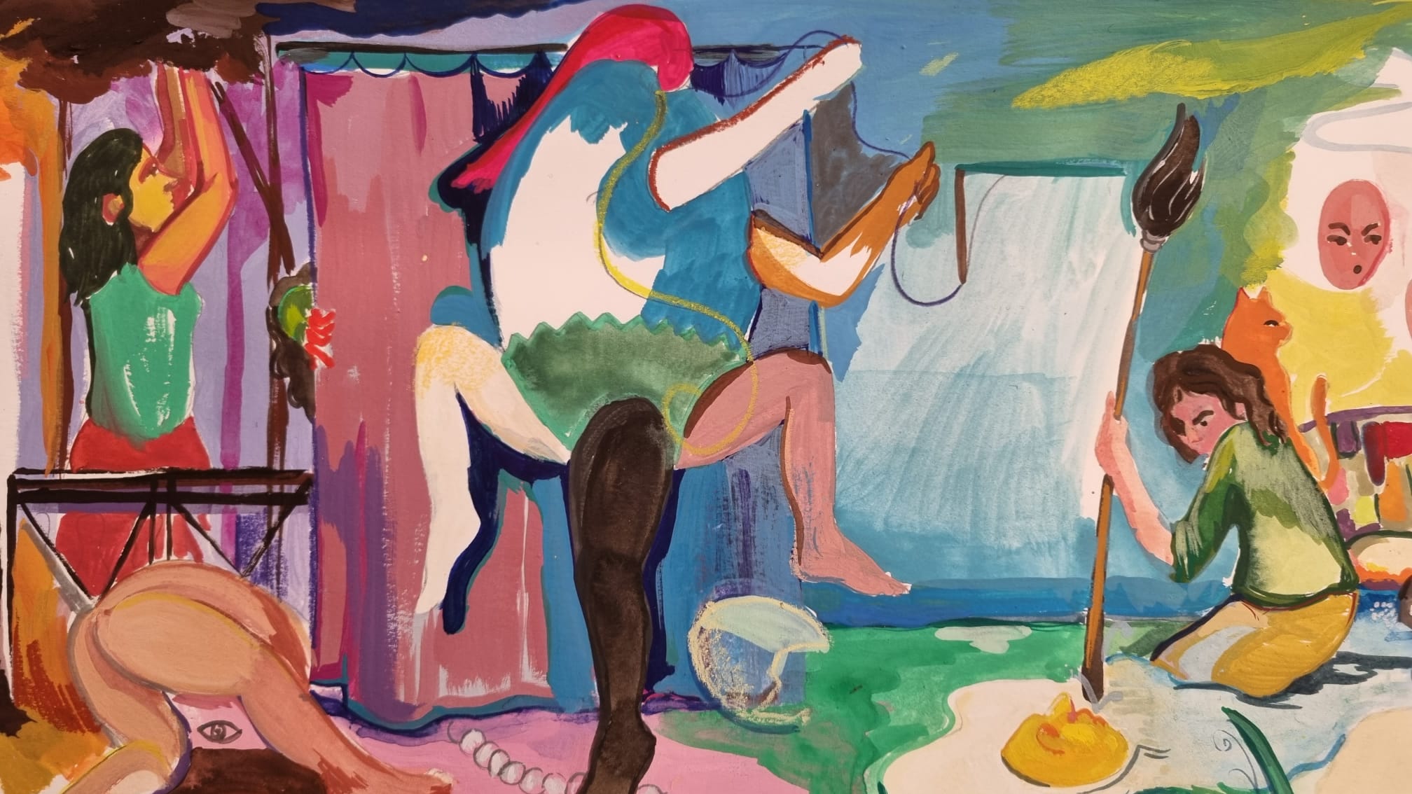 Tekening Amber Andrews