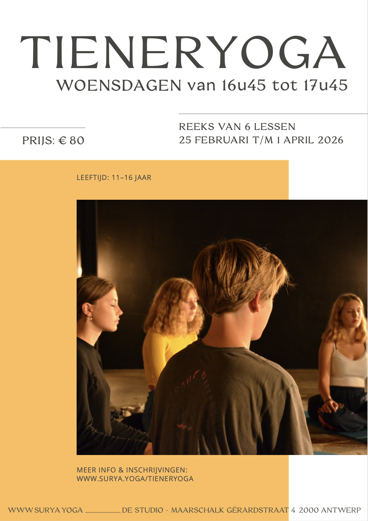 Tieneryoga Antwerpen