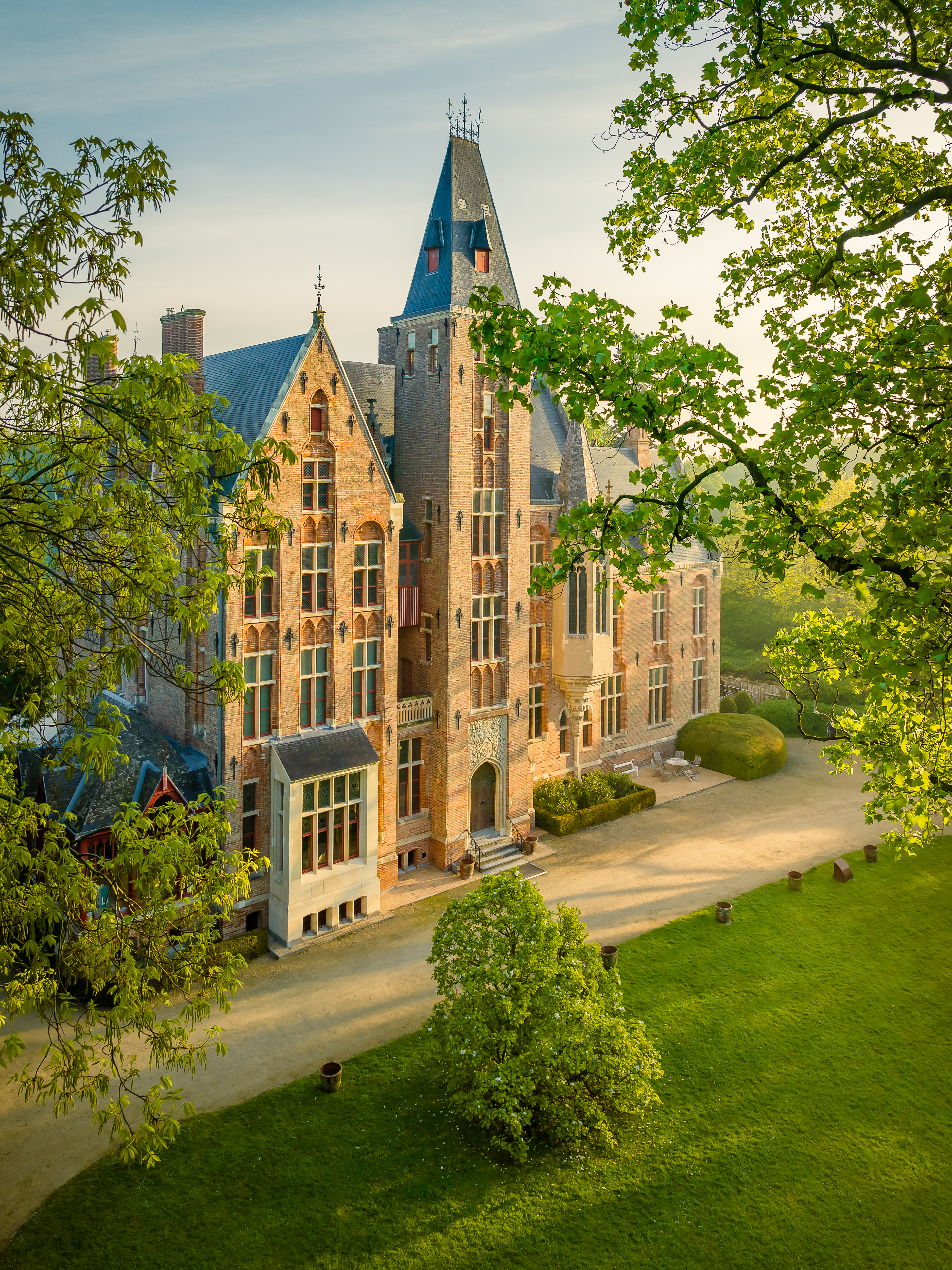 Voorgevel Kasteel van Loppem