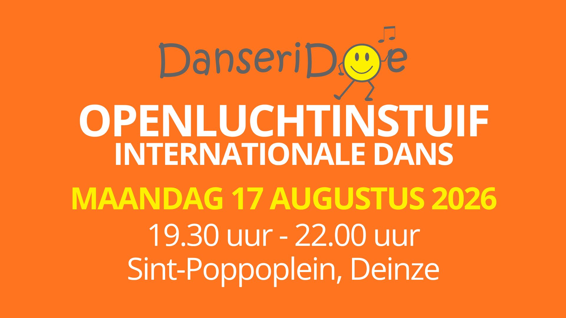 Openluchtinstuif internationale dans DanseriDoe