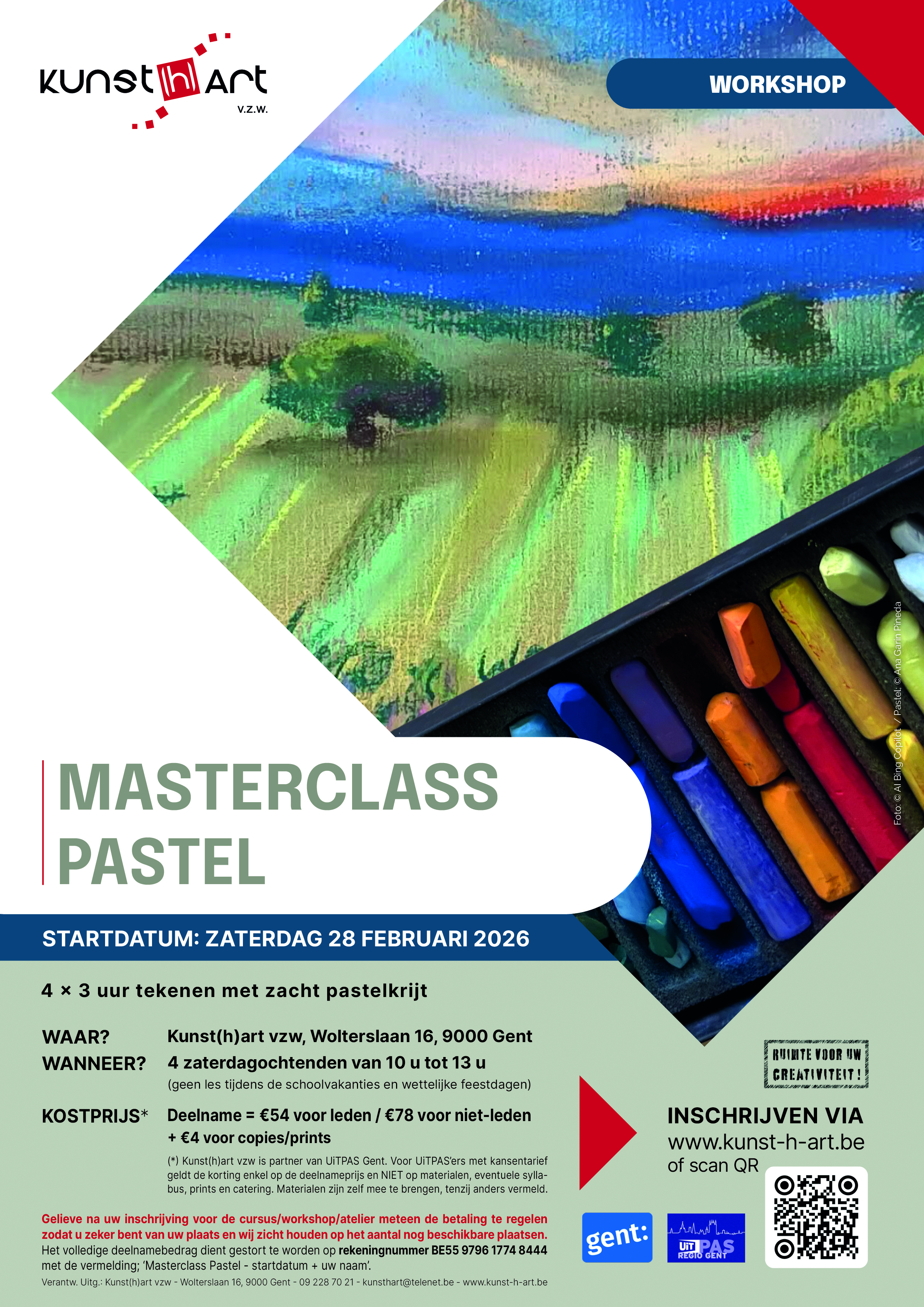 Affiche Masterclass Pastel