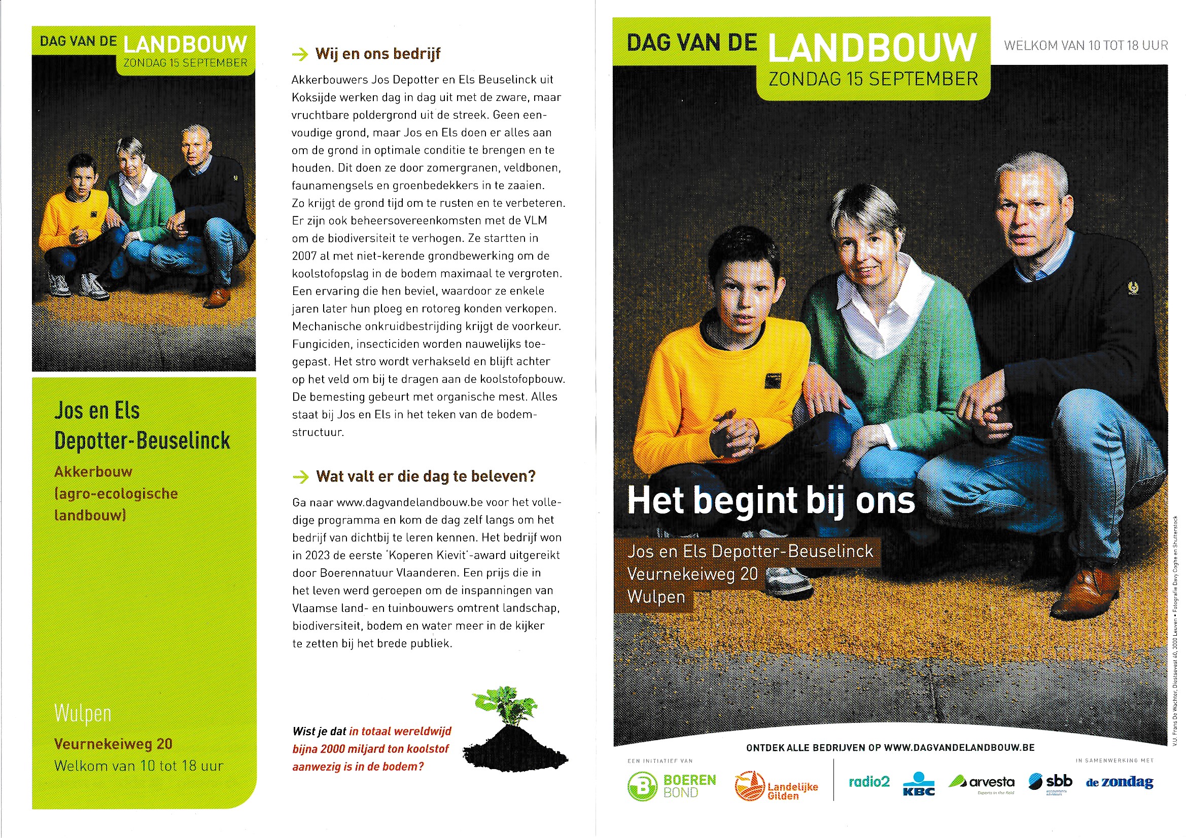 initiatief van boerenbond en landelijke gilden