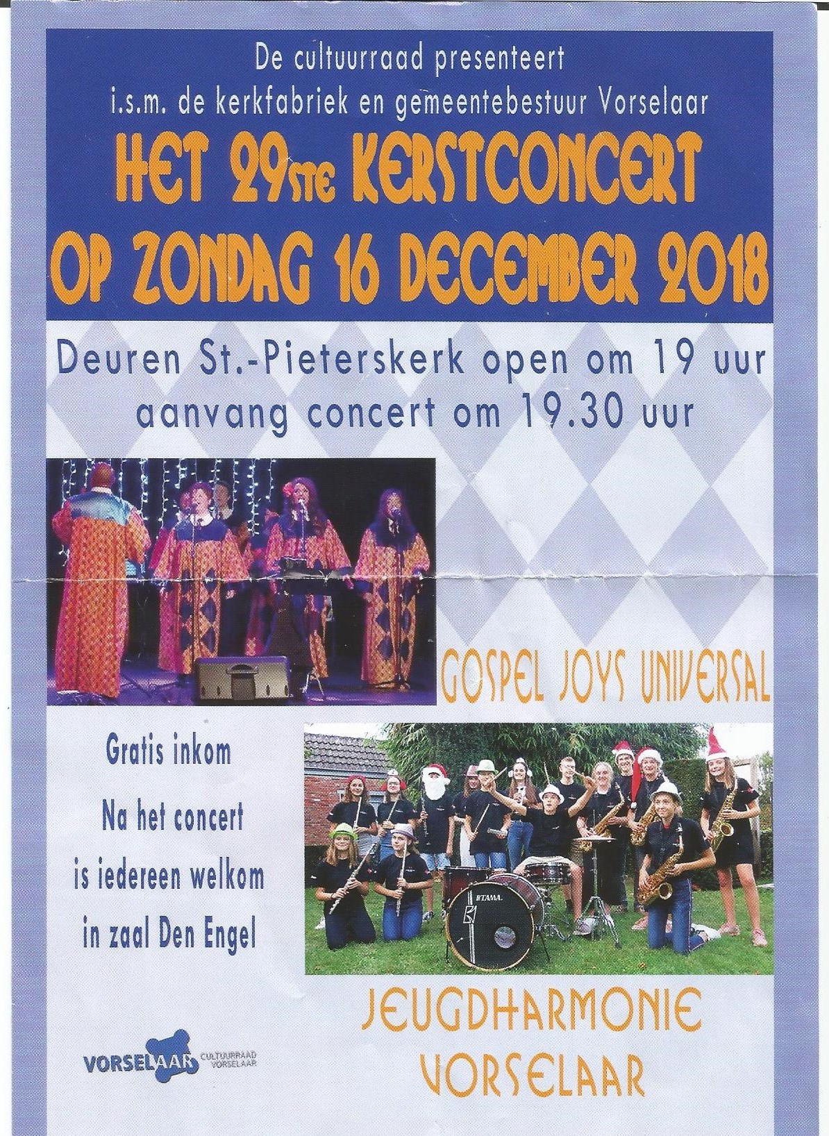 29ste kerstconcert Vorselaar