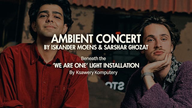 Ambient Piano Concert with Iskander Moens & Sarshar Ghozat