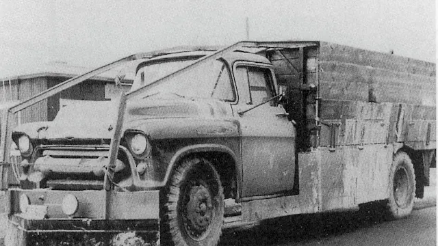 Omgebouwde smokkelwagen