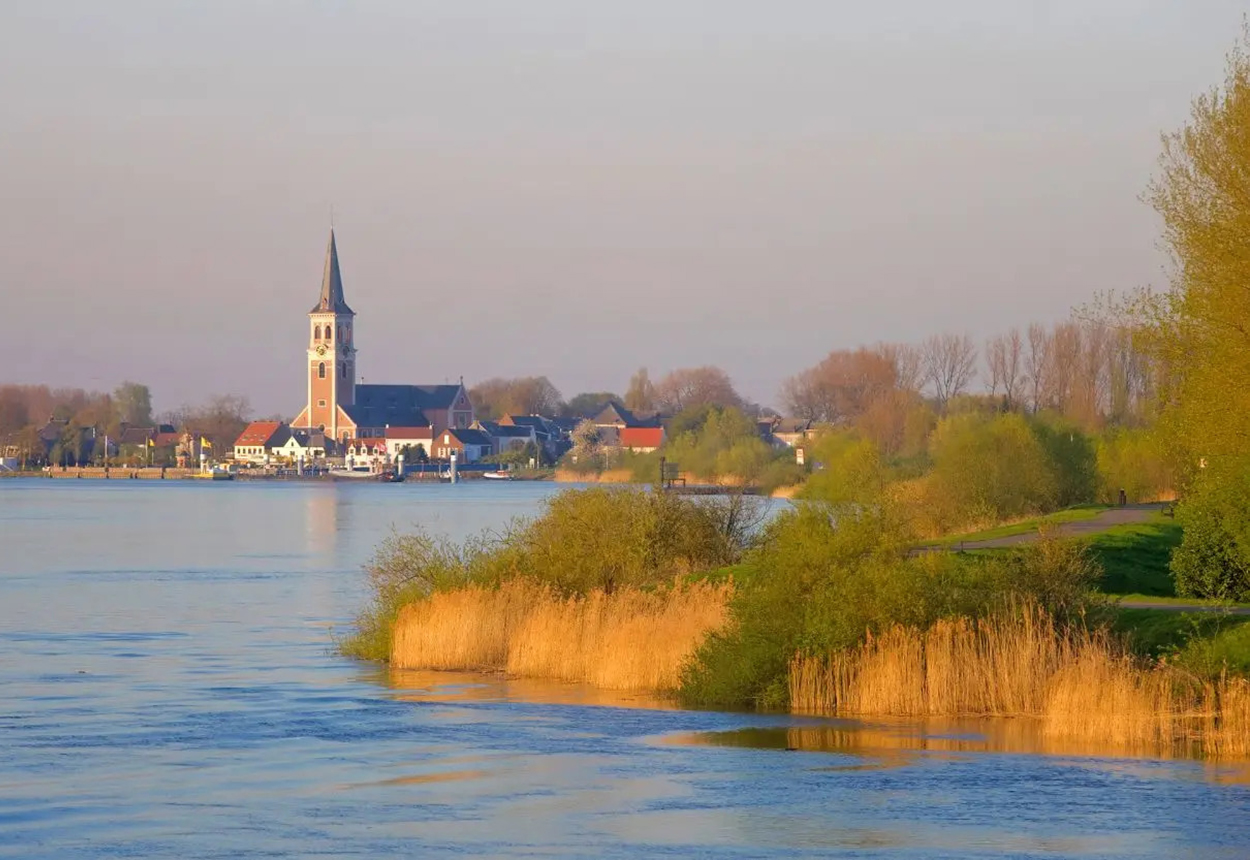 Het prachtige Scheldezicht op Sint Amands