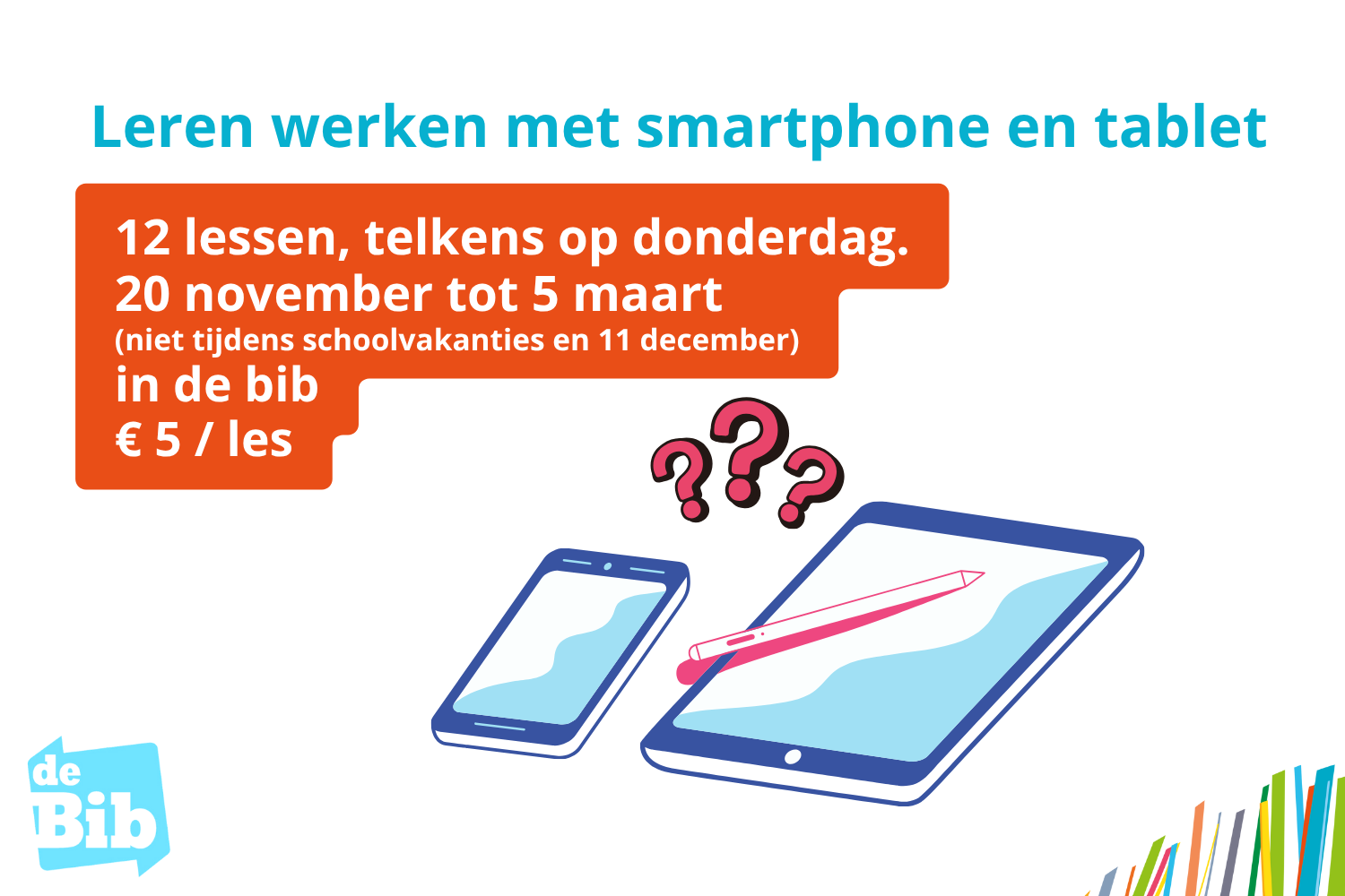 leren werken met smartphone en tablet