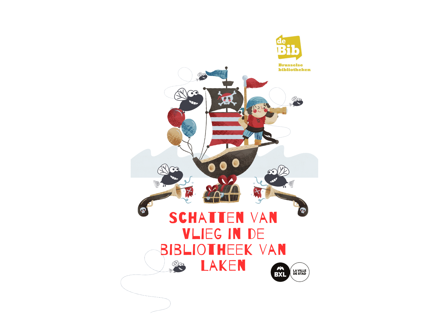 Schatten van Vlieg in de Bibliotheek van Laken