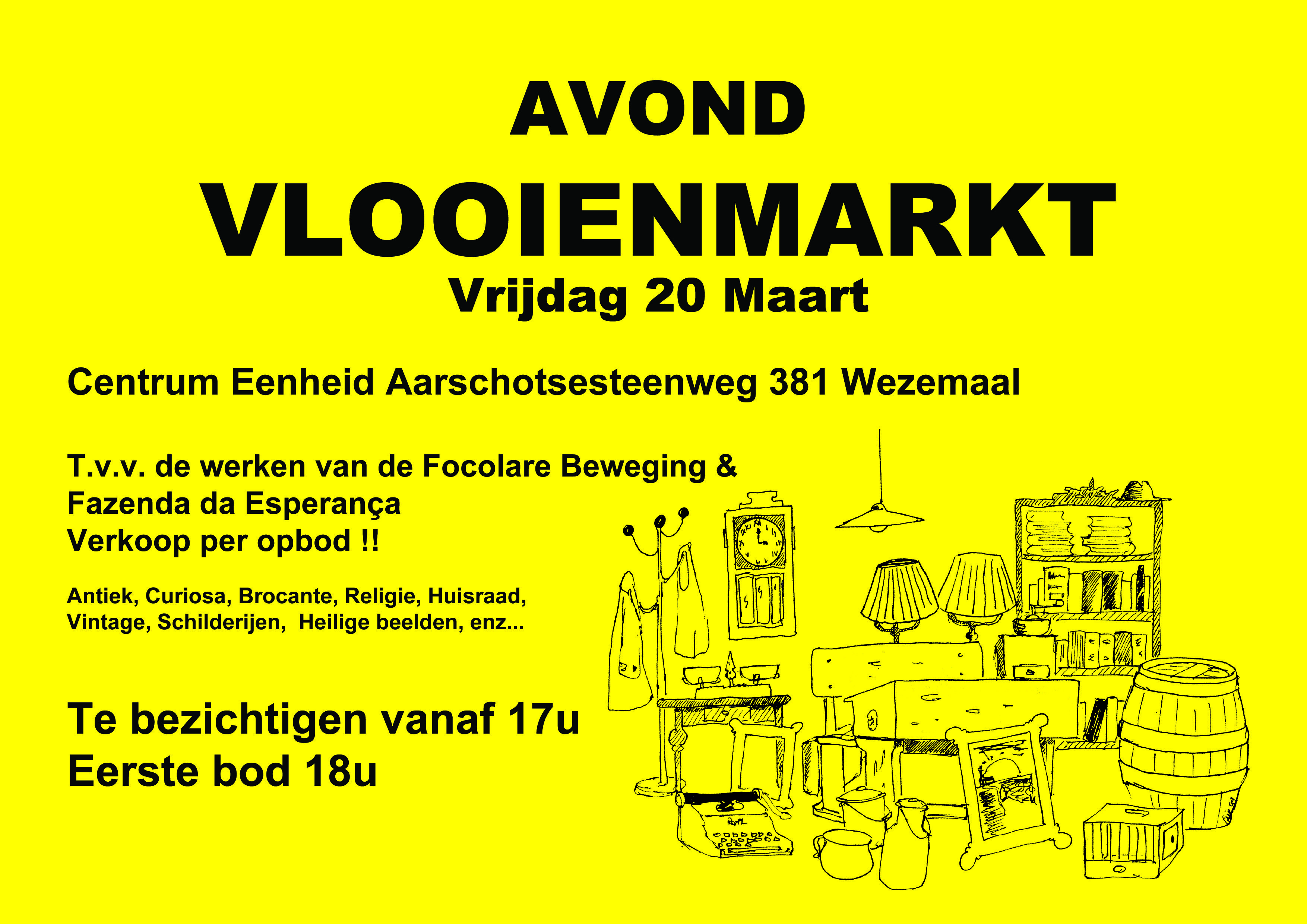 Avond Vlooienmarkt !