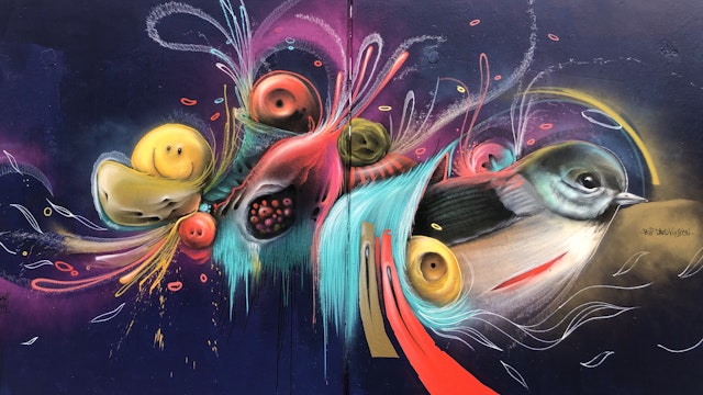Street art in Kapermolenpark