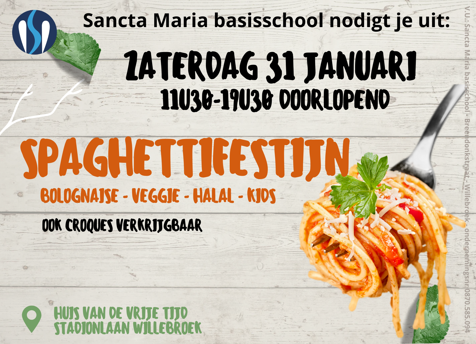 Spaghettifestijn Sancta Maria