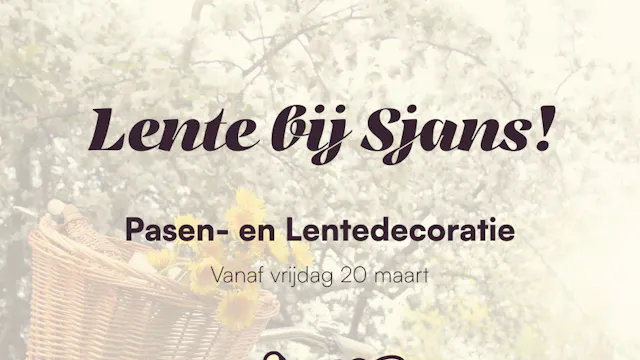Pasen- en Lentedecoratie bij Sjans