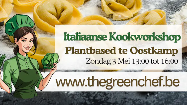 Kookworkshop italiaanse keuken te Oostkamp