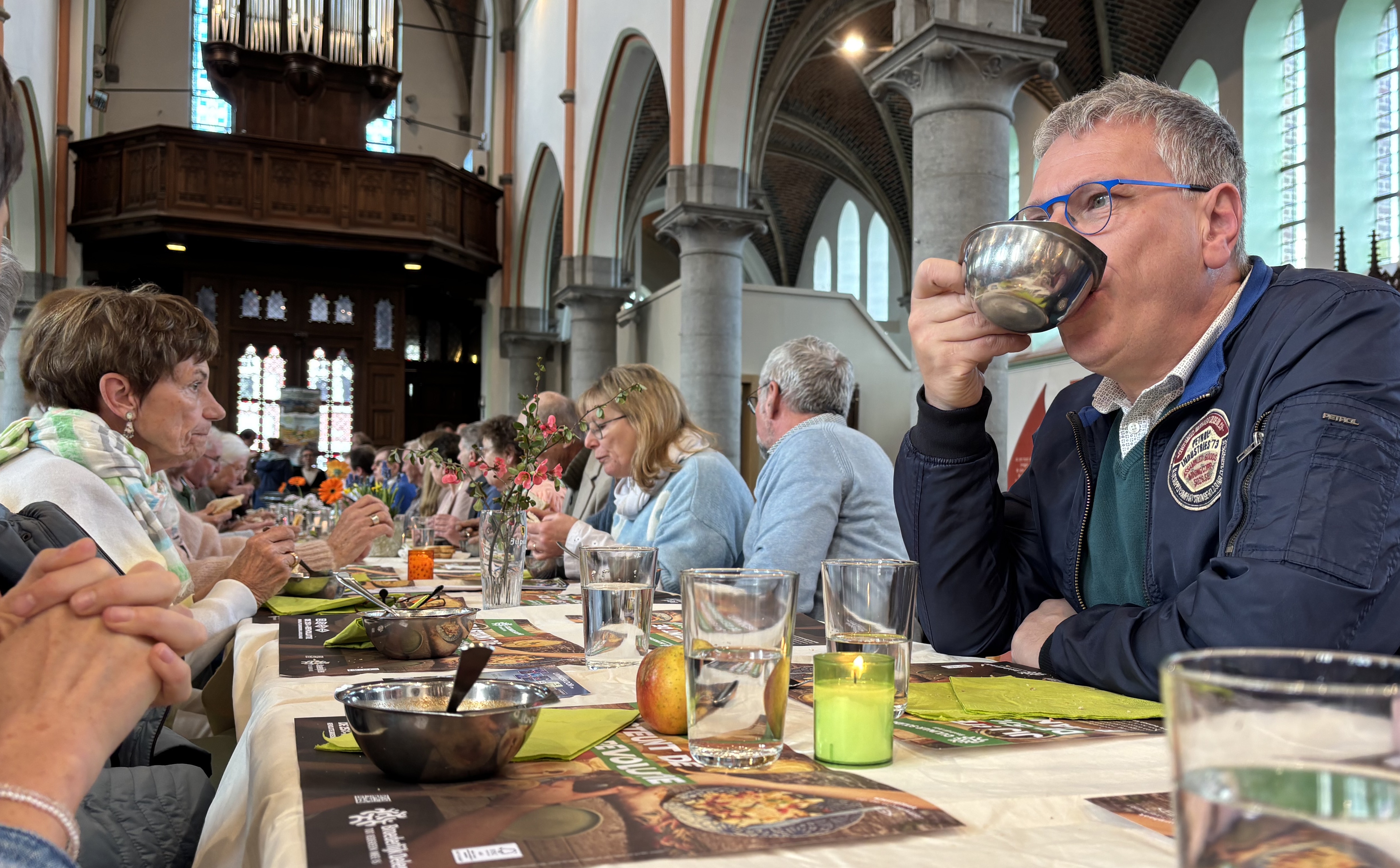 Gezinsviering met sober maal