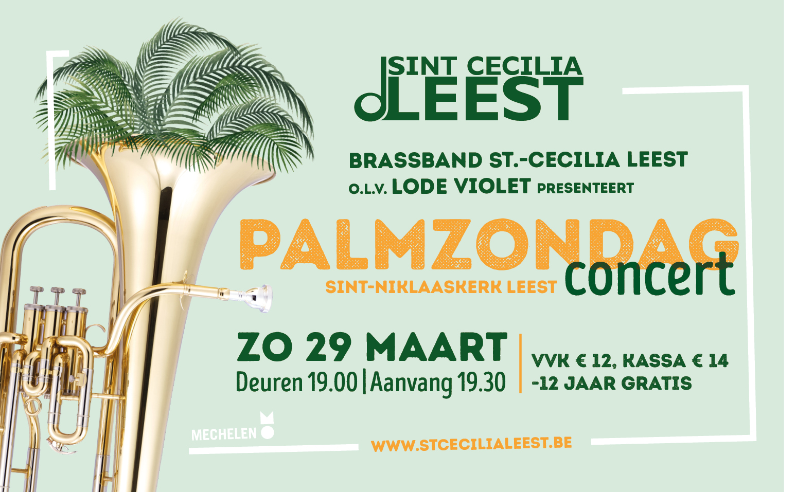 affiche Palmzondagconcert 2026