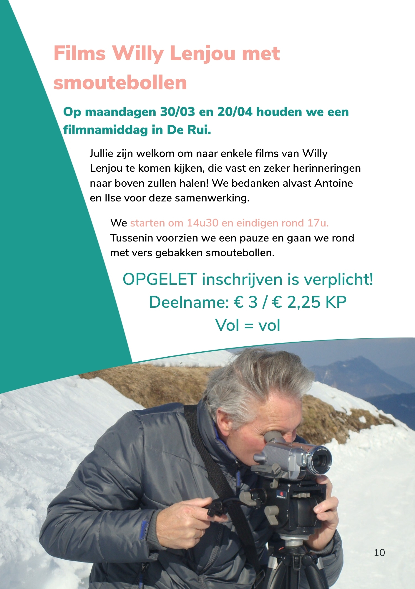 Films Willy Lenjou met smoutebollen