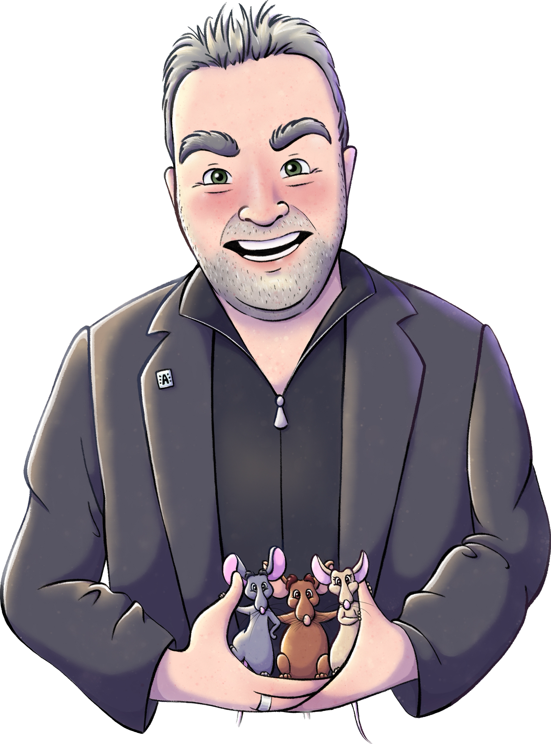 Patrick met Nestje, Pistache en Amber Rozijn