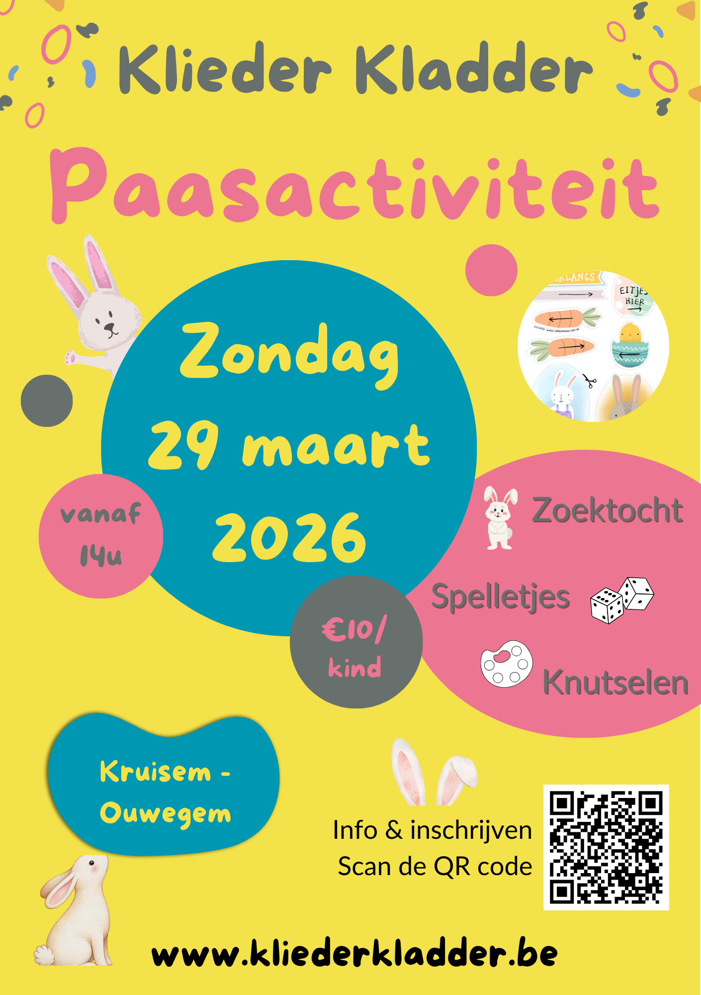 Paasactiviteit Klieder Kladder 2026