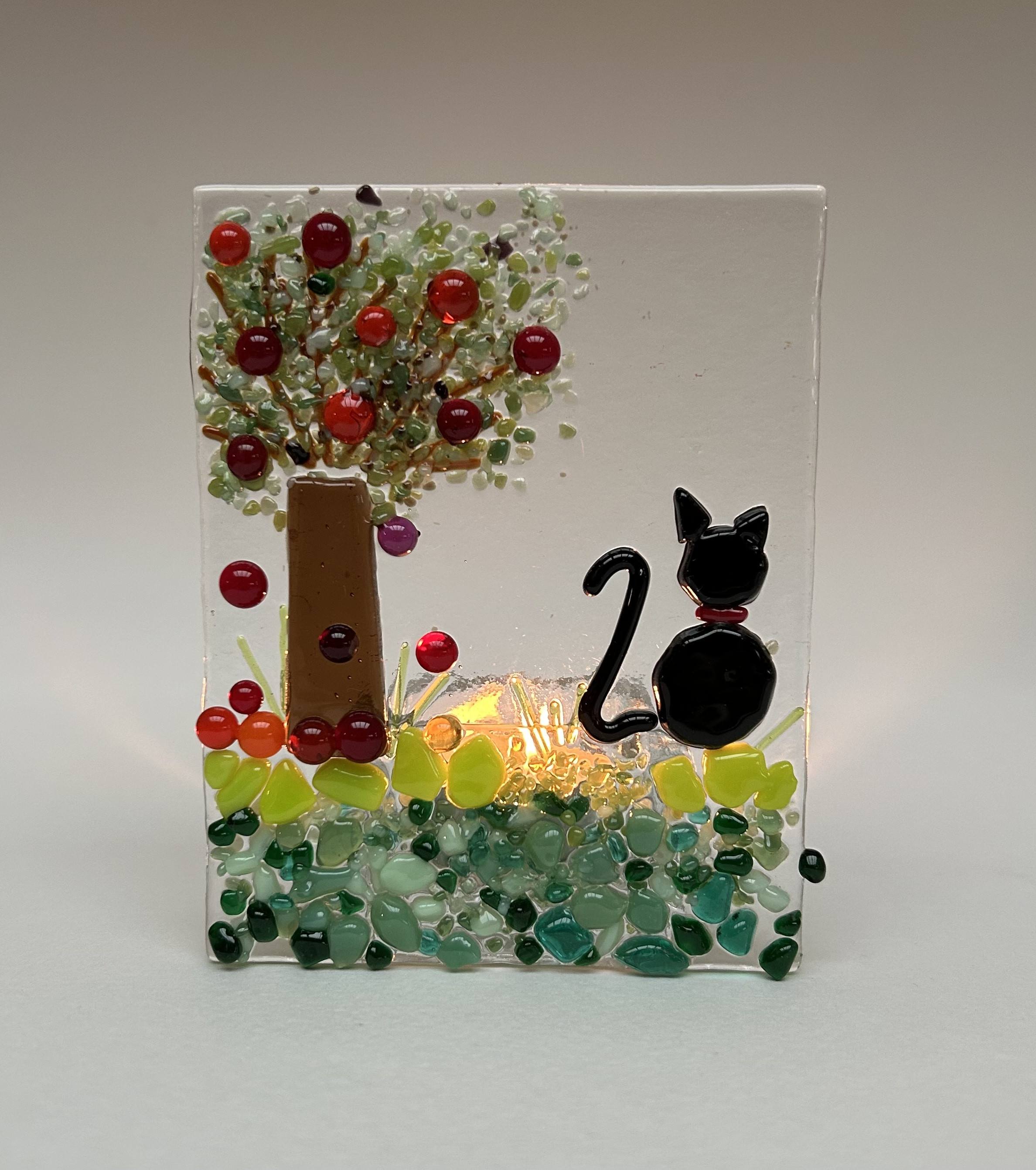 Glaskunst Workshop Theelichtje met tafereeltje