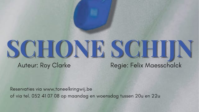 Affiche SCHONE SCHIJN