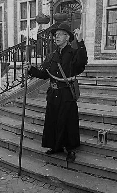 Middeleeuwse nachtwachter