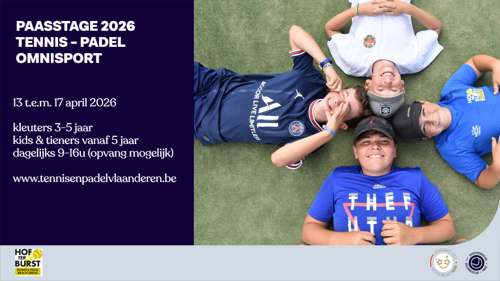 Paasstage (week 2) 2026 - tennis/padel/omnisport