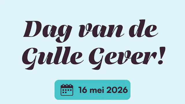 Dag van de Gulle Gever bij Sjans kringloopwinkel