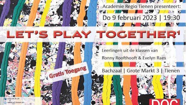 affiche let's play together