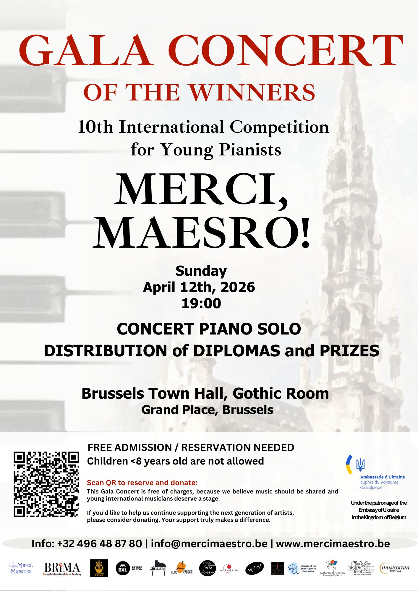 10th International Piano Competition "Merci, Maestro!" 2026