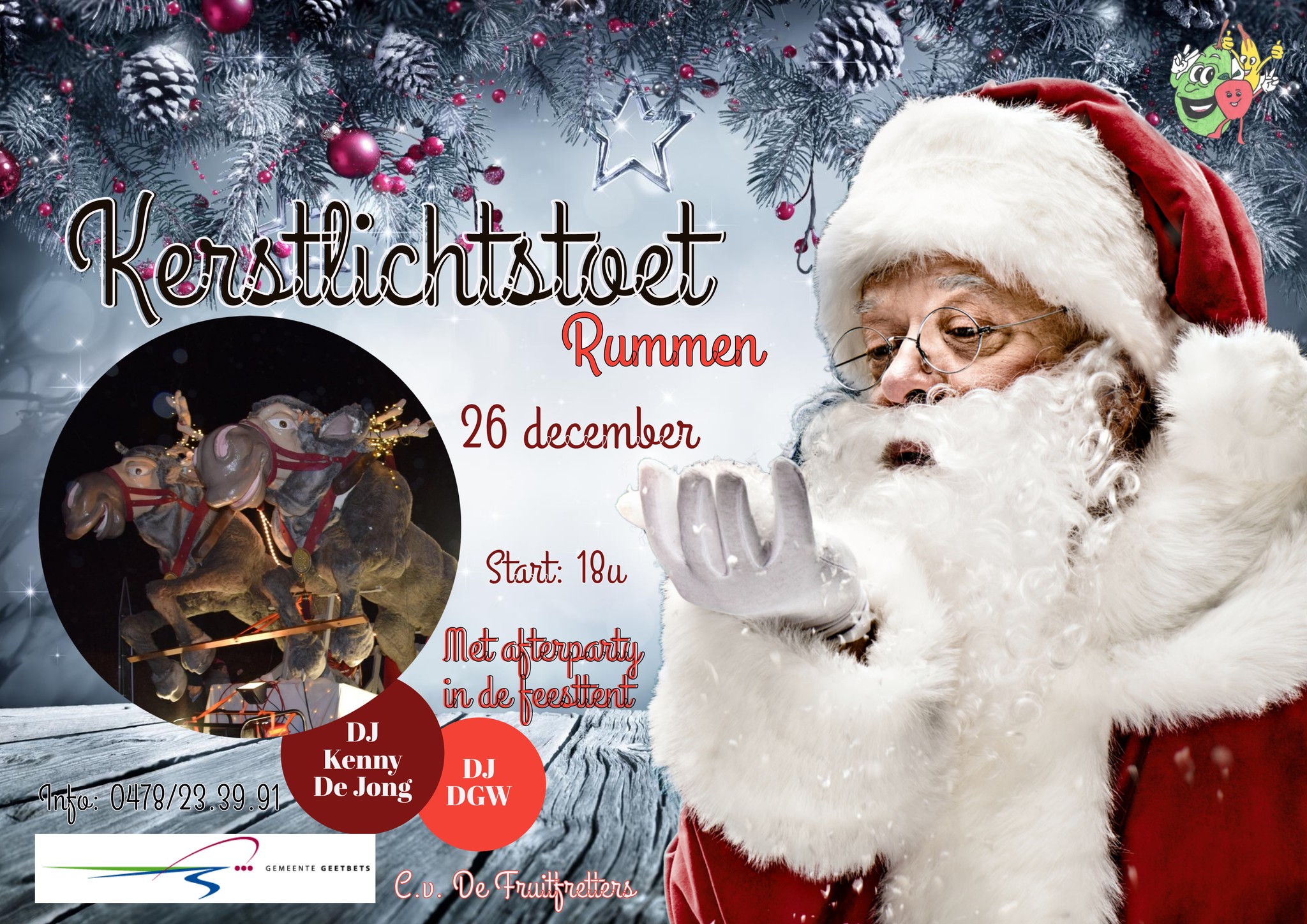 flyer kerstlichtstoet