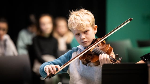 Jongen met viool