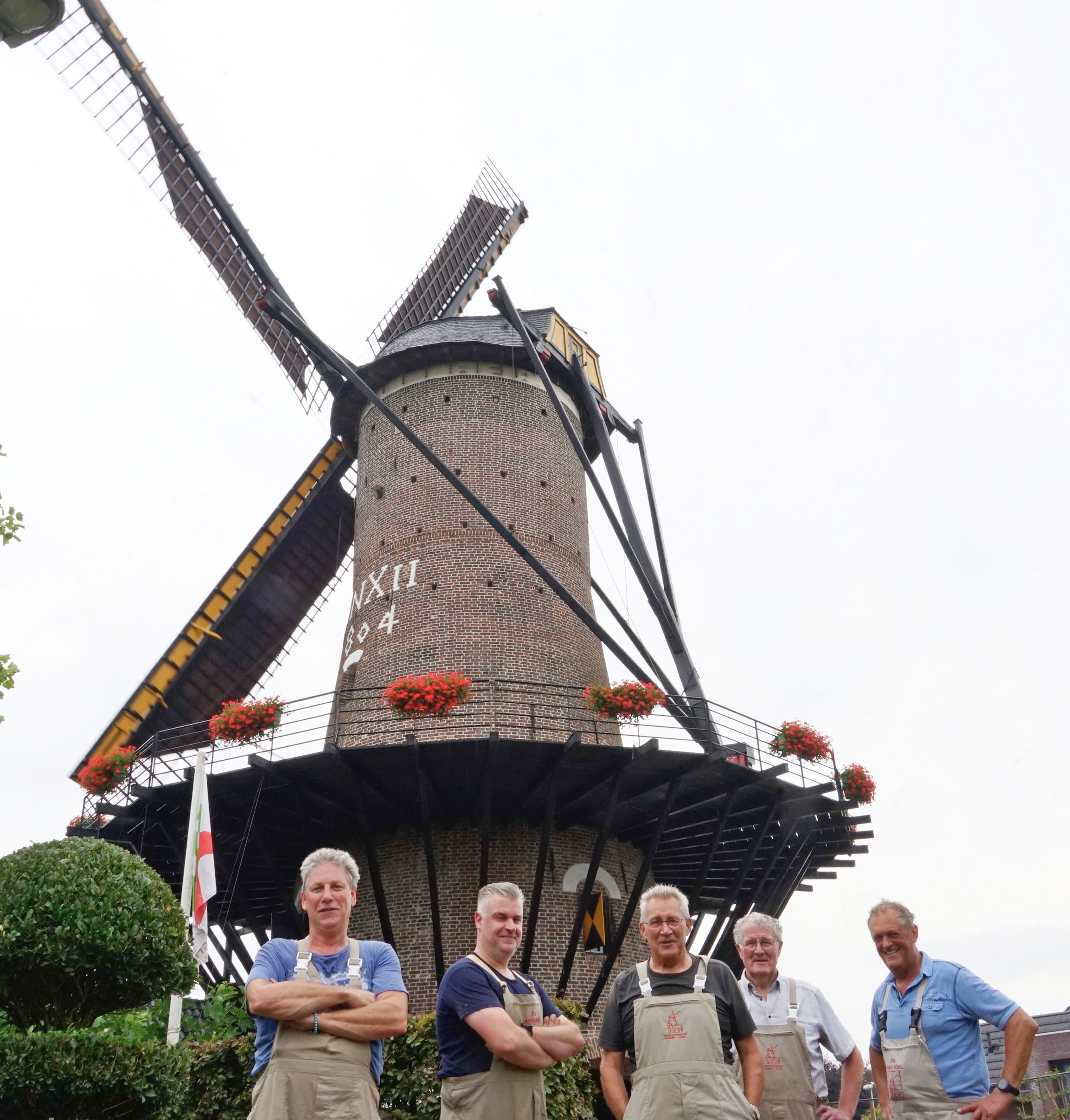 Napoleonsmolen in actie.