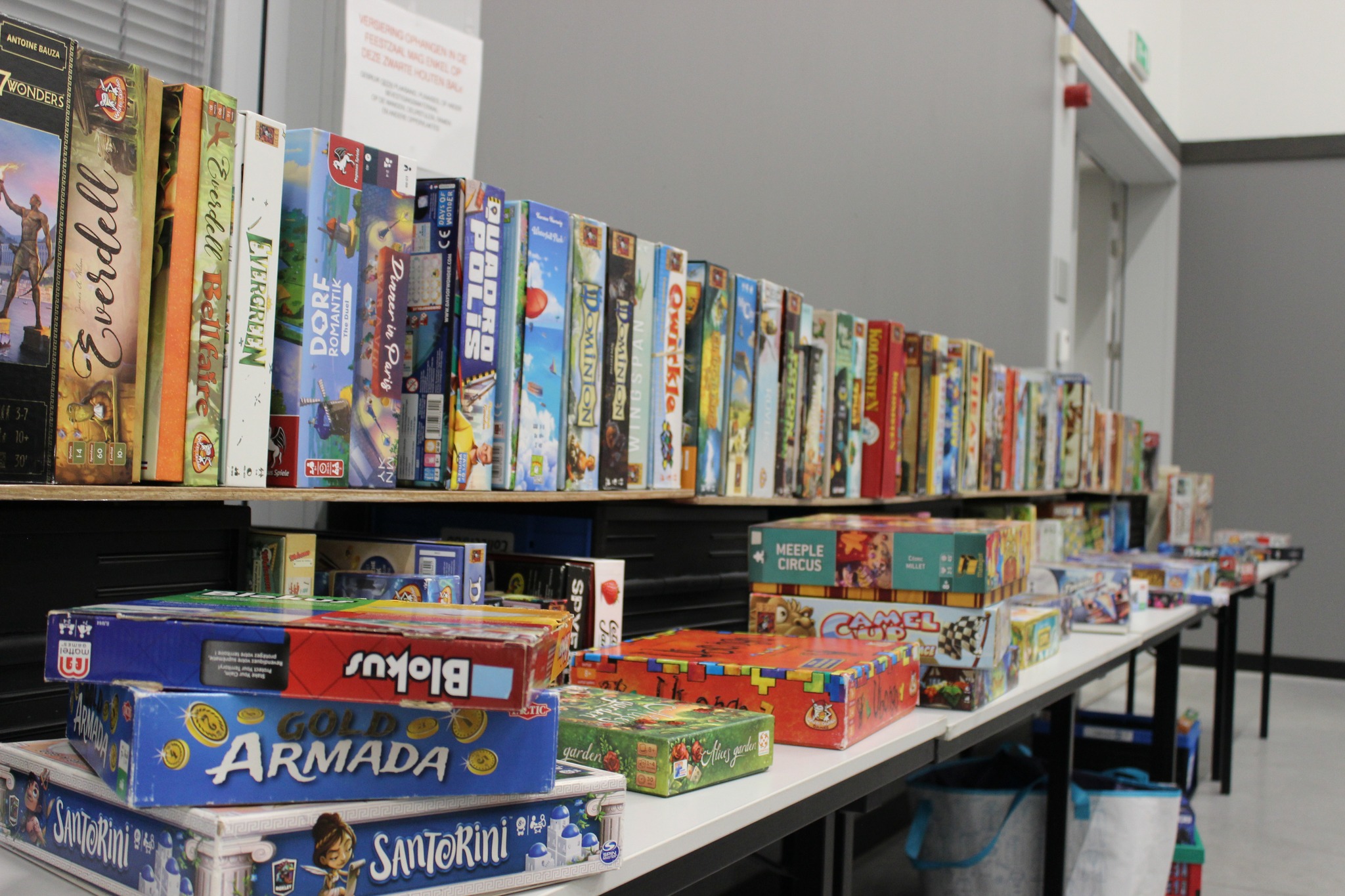Een deel van onze spellencollectie