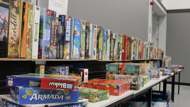 Een deel van onze spellencollectie