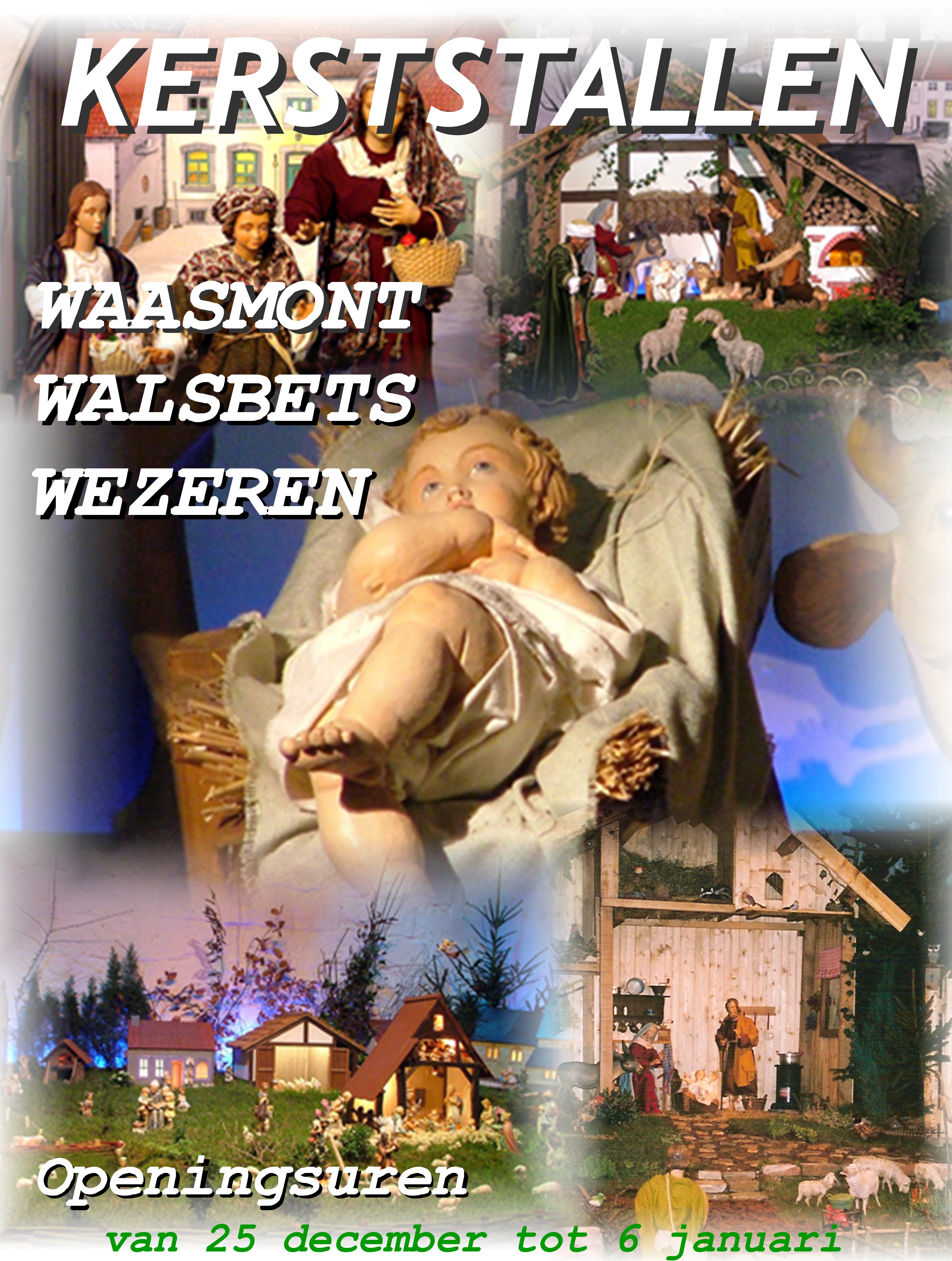 Affiche Kerststallen
