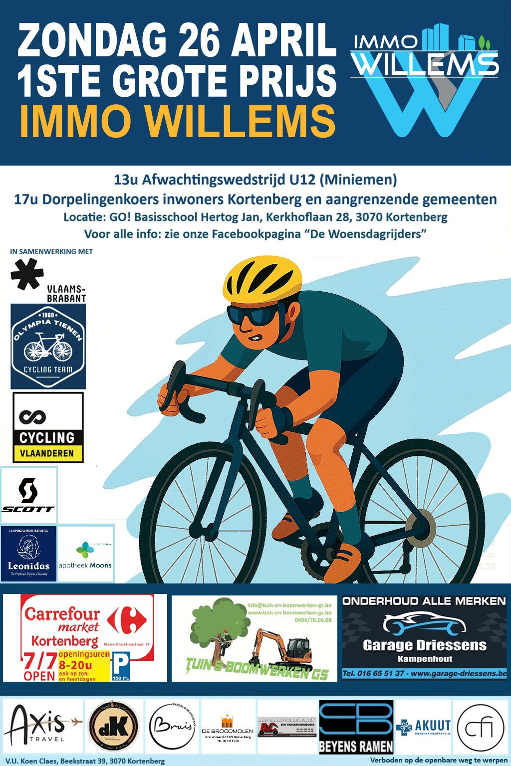 Affiche van het event