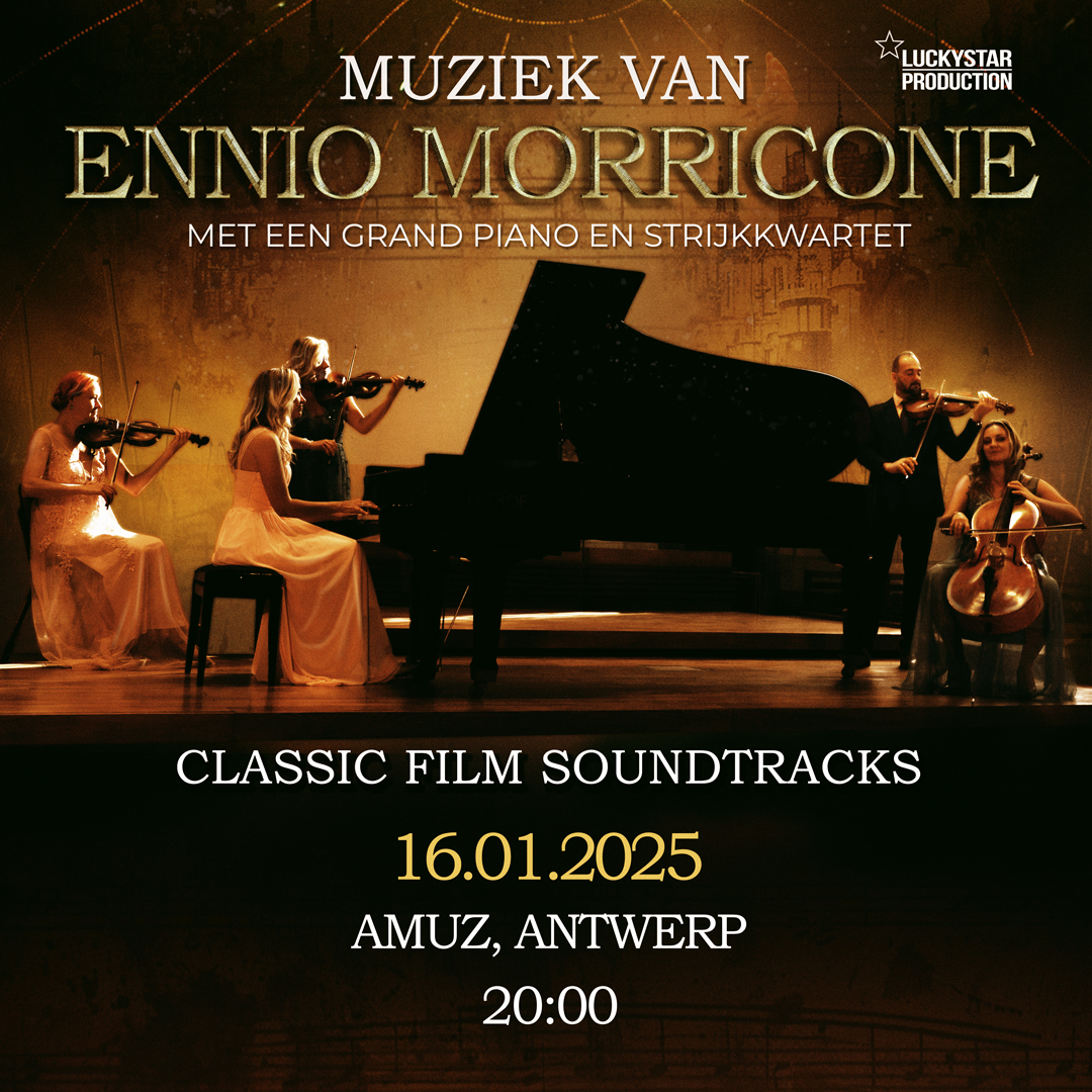 Piano recital performing film music by Ennio Morricone! 