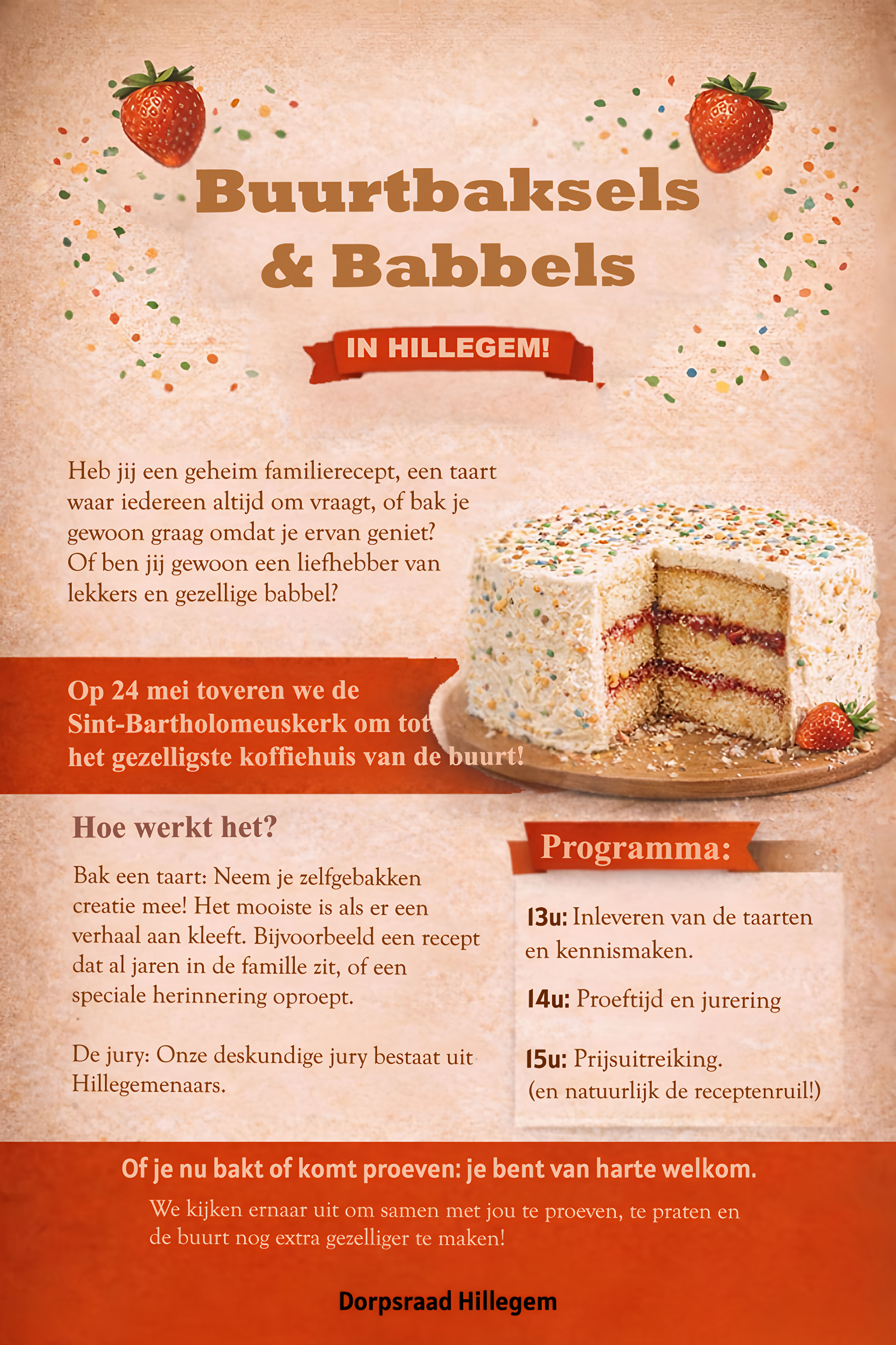 Flyer Buurtbaksels & Babbels