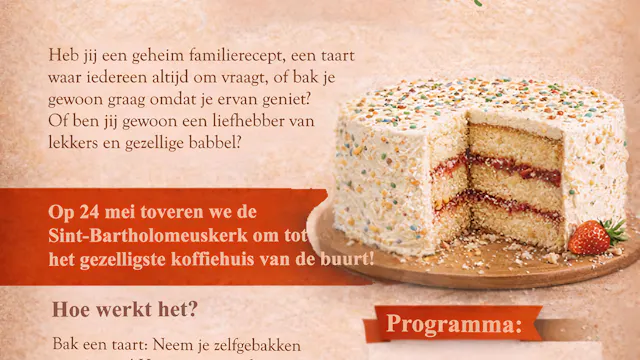 Flyer Buurtbaksels & Babbels